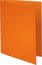 5x FOREVER170 Pak van 100 dossiermappen 170g/m2 met overslag van 1 cm - 24x32cm voor A4., Oranje
