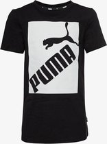 PUMA Big Logo Tee B Jongens Shirt - Puma Black - Maat 152