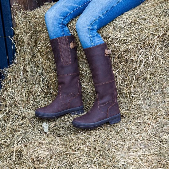 Gevoerde dames laarzen met hak - Nu in de sale | Vouchervandaag.nl