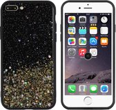 BackCover Spark Glitter TPU + PC voor Apple iPhone 8 Plus/7 Plus Goud