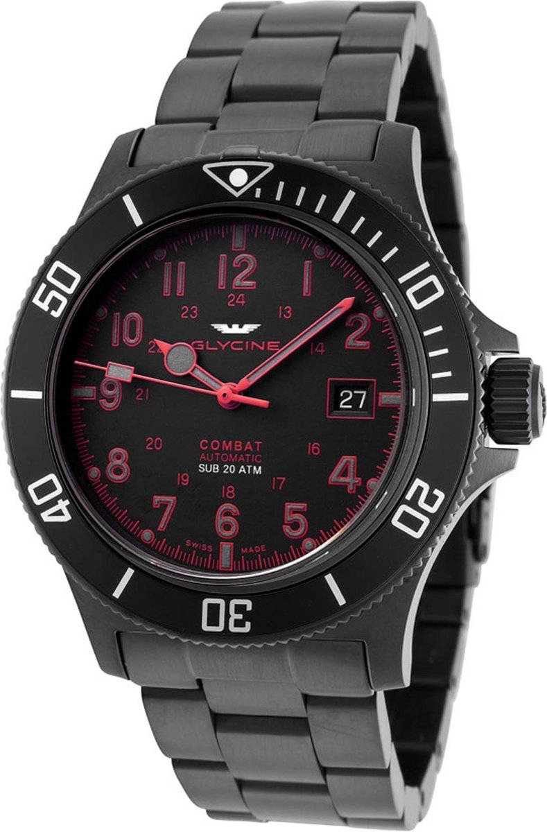 Combat 42mm GL0080 Mannen Automatisch horloge