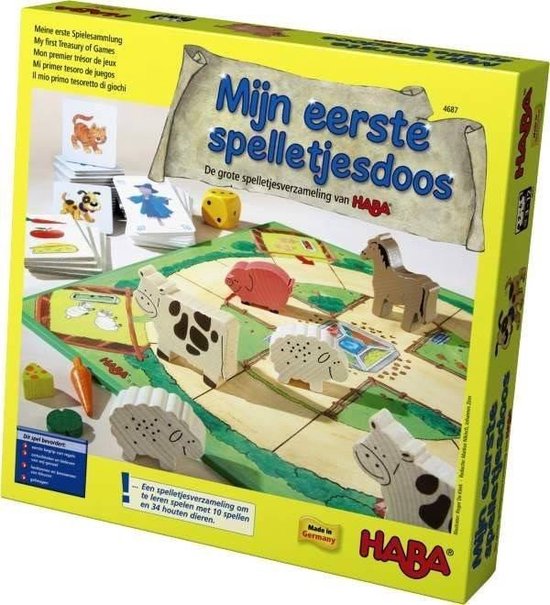 Haba Mijn eerste spelletjesdoos - De grote spelletjesverzameling