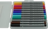 Mont Marte® set van 12 kleuren mini fineliners - 0,4mm punt