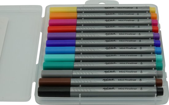 12 Pièces/ensemble Coloré Stylo Fineliner 0.4mm