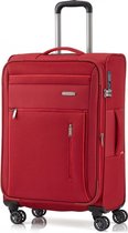 Travelite Capri 4 Wiel Trolley M Expandable red