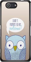 Sony Xperia Z3 Compact hoesje - Be owlsome