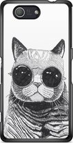 Sony Xperia Z3 Compact hoesje - Coole kat