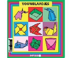 foto van Vouwblaadjes vierkant 16x16cm 65gram assorti