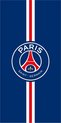 foto van Paris Saint Germain Strandlaken Stripe - 75 x 150 cm - Blauw