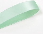 Satijn Lint 6mm (0,6cm) | Smal Satijnlint | Pastel Groen (513) | Luxe Dubbelzijdige Kwaliteit | Rol van 22,85 Meter