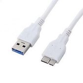 ADJ 320-00017 USB 3.0 kabel [Type A / Micro USB Type B M/M 2m White Blister]