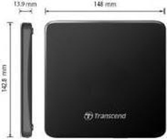Transcend Slim portable - Externe DVD brander - Transcend