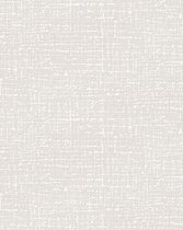 Ton sur ton behang Profhome DE120101-DI vliesbehang hardvinyl warmdruk in reliëf gestempeld tun sur ton mat wit 5,33 m2
