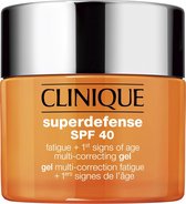 Clinique Superdefense SPF 40 - Gel Multi-correction Fatigue + 1ers Signes de l'Âge 15ml