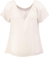 Signe nature off white structure shirt polyester elastan - Maat 36