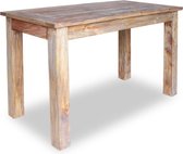 Eettafel 120x60x77 cm massief gerecycled hout