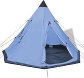 Tent 4 personen blauw