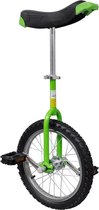 Eenwieler verstelbaar (groen / 16 inch)