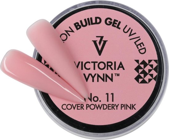 Victoria vynn builder gel – gel om je nagels mee te verlengen of te verstevigen – cover powdery pink 15ml
