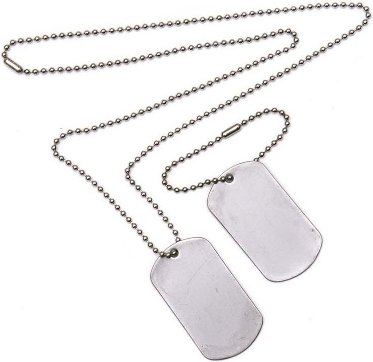 2x met dogtags soldaten accessoires militairen verkleed accessoires | bol.com