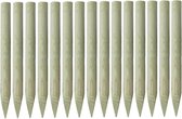 Palen met punt 15 st 4x100 cm FSC geïmpregneerd grenenhout