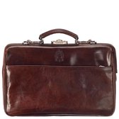 Mutsaers - The Classic - Laptoptas - Donkerbruin - 15.6inch - ecologisch leer