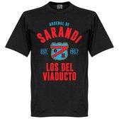 Arsenal de Sarandi Established T-Shirt - Zwart  - 5XL