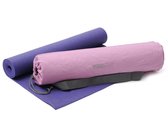 Yoga-Set Starter Edition (Yoga mat + yoga zak) black-rose Fitnessmat YOGISTAR