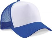 2x Truckers baseball caps blauw/wit voor volwassenen - voordelige petjes/caps 2 stuks