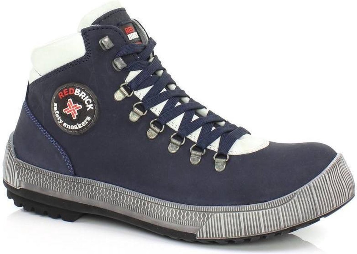 5607258909267 UPC Redbrick Smooth Sneaker Hoog S3 - Blauw - 43
