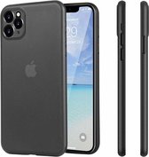 extreem dun hoesje geschikt voor Apple iPhone 11 pro - zwart + glazen screen protector