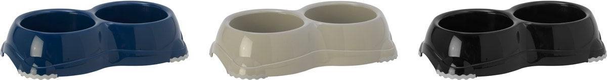 Flamingo Hondenvoerbak Duplex Leno Classic - Willekeurig - 26 x 14 x 5.5 cm