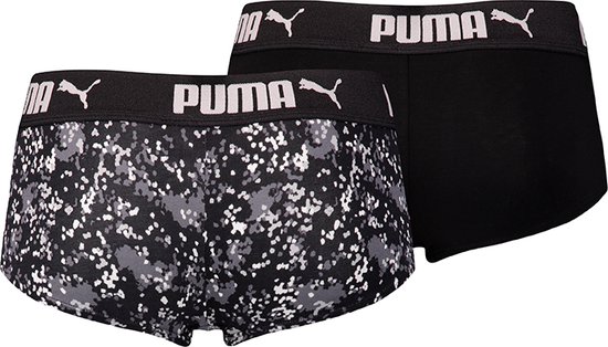advies Vergelijking Reis Puma - Dames - 2-Pack Modal Boxershorts - Zwart - L | bol.com