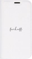 Design Softcase Booktype iPhone 11 hoesje - Fuck Off