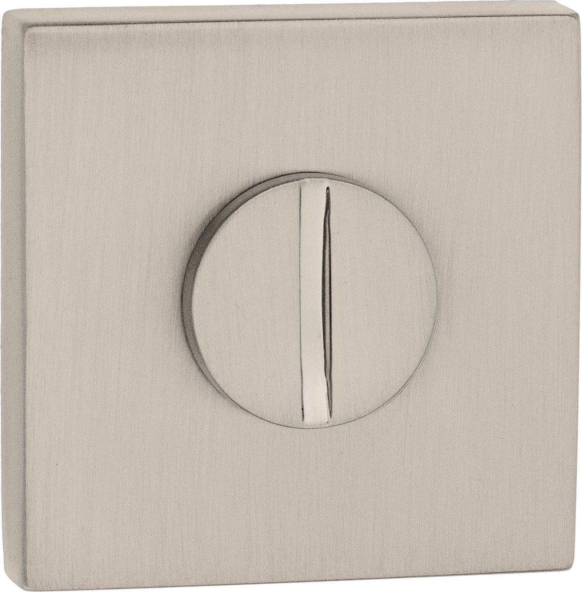 WC garnituurituur LU 52x52 mm mat nikkel WC 8mm