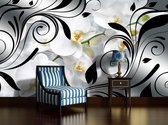 Flowers Orchids Abstract  Photo Wallcovering