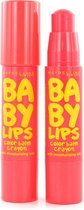 Maybelline Baby Lips Color Balm Crayon - 010 Sugary Orange (2 Stuks)