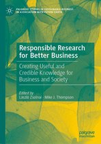 Palgrave Studies in Sustainable Business In Association with Future Earth - Responsible Research for Better Business