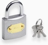 MEISTER hangslot - staal - 30 mm