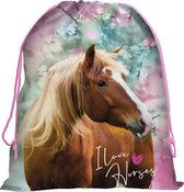 Animal Pictures Paard - Gymbag - 44 x 34 cm - Multi