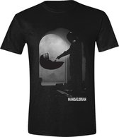 The Mandalorian - The Child Tonal Touch Heren T-Shirt - Zwart - S