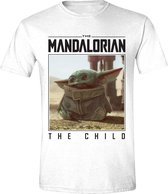 The Mandalorian - The Child Photo Heren T-Shirt - Wit - L