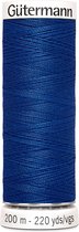 Gütermann Naaigaren - Blauw - Nr 214 - 200 meter