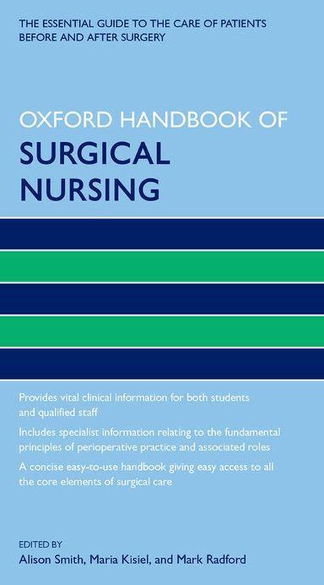Oxford Handbooks in Nursing - Oxford Handbook of Surgical Nu ... - cover