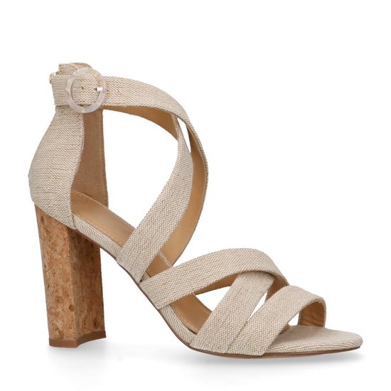 Zwarte suede sandalen met hak | Silhouette