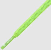 Mr. Lacy - Schoenveter - Flexies - Plat - Neon Green - Elastische veters - Lengte110 cm