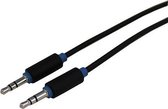 Scanpart AUX kabel 0.5 meter - Geschikt voor autoradio - Stereo audio verlengkabel - 3.5 mm mini jack naar mini jack - Universeel