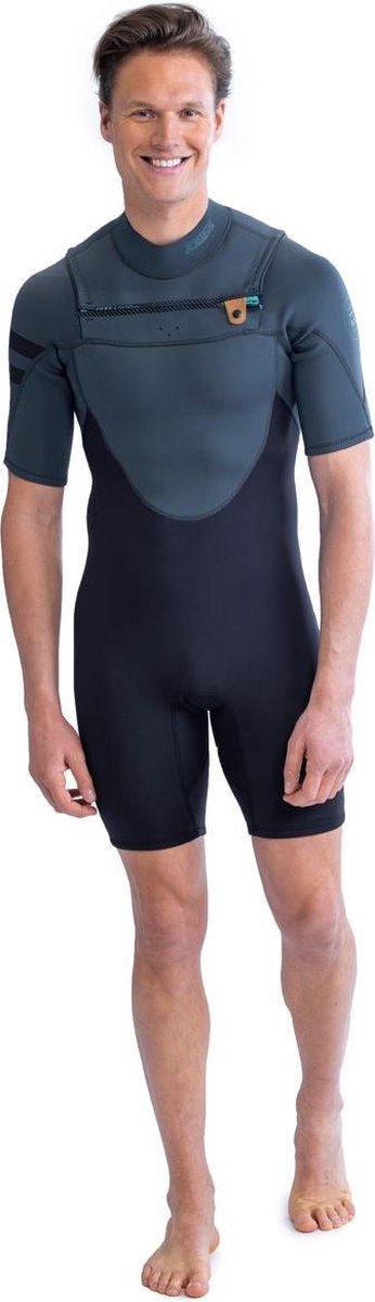 Jobe Perth Shorty 3/2mm Borstrits Wetsuit Heren Grijs