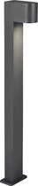 LED Tuinverlichting - Vloerlamp - Trion Royina XL - Staand - GU10 Fitting - Mat Zwart - Aluminium - BSE