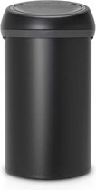 Bol.com Brabantia Touch Bin Prullenbak - 60 liter - Moonlight Black aanbieding